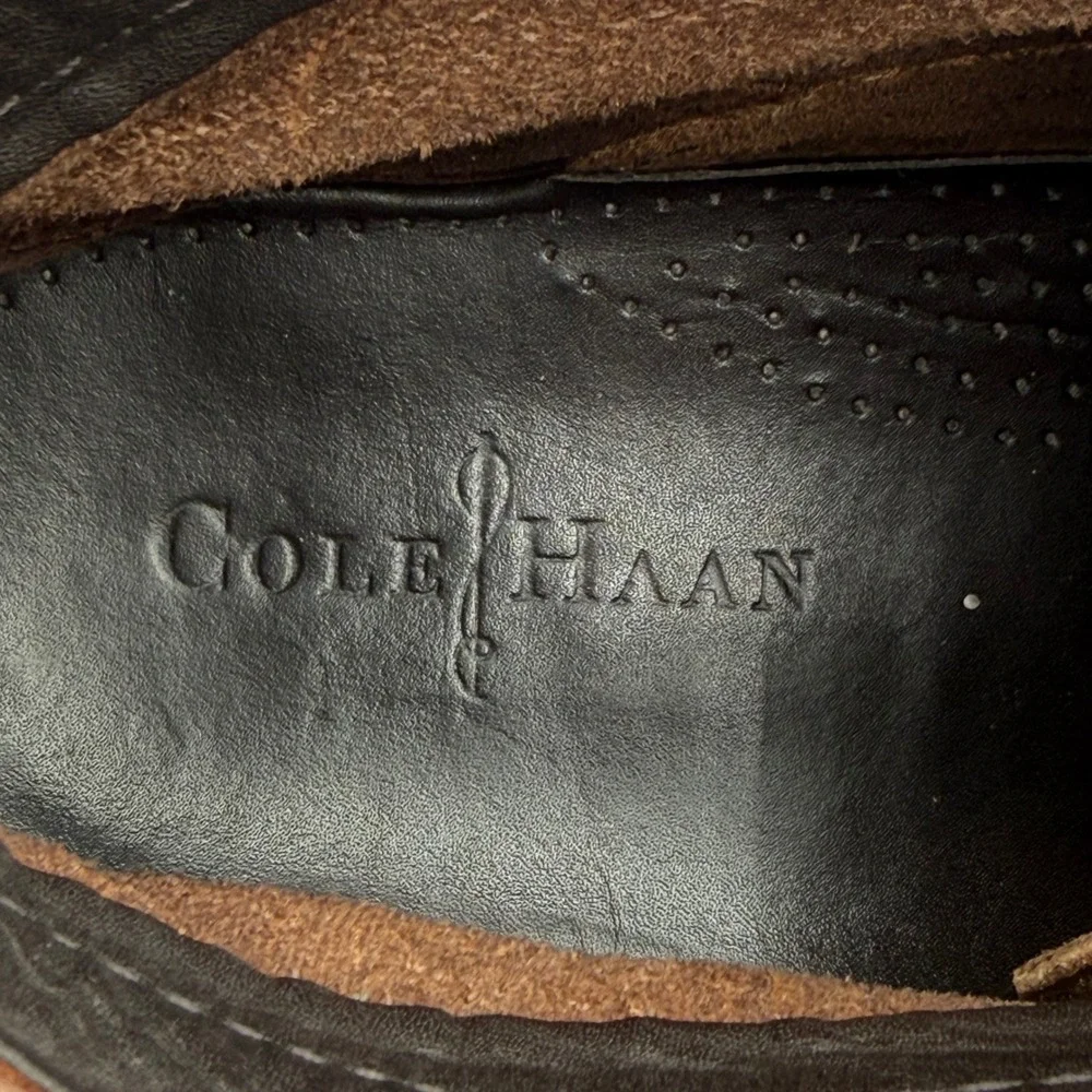 Cole Haan C11847 Chukka‎ Boots Mens 11 Brown Leather Casual Dress Lace Up